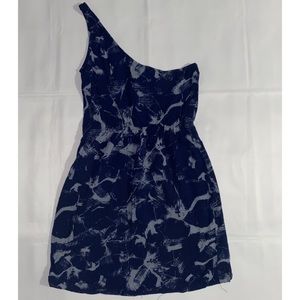 Kirra Patterned One Shoulder Short Dress